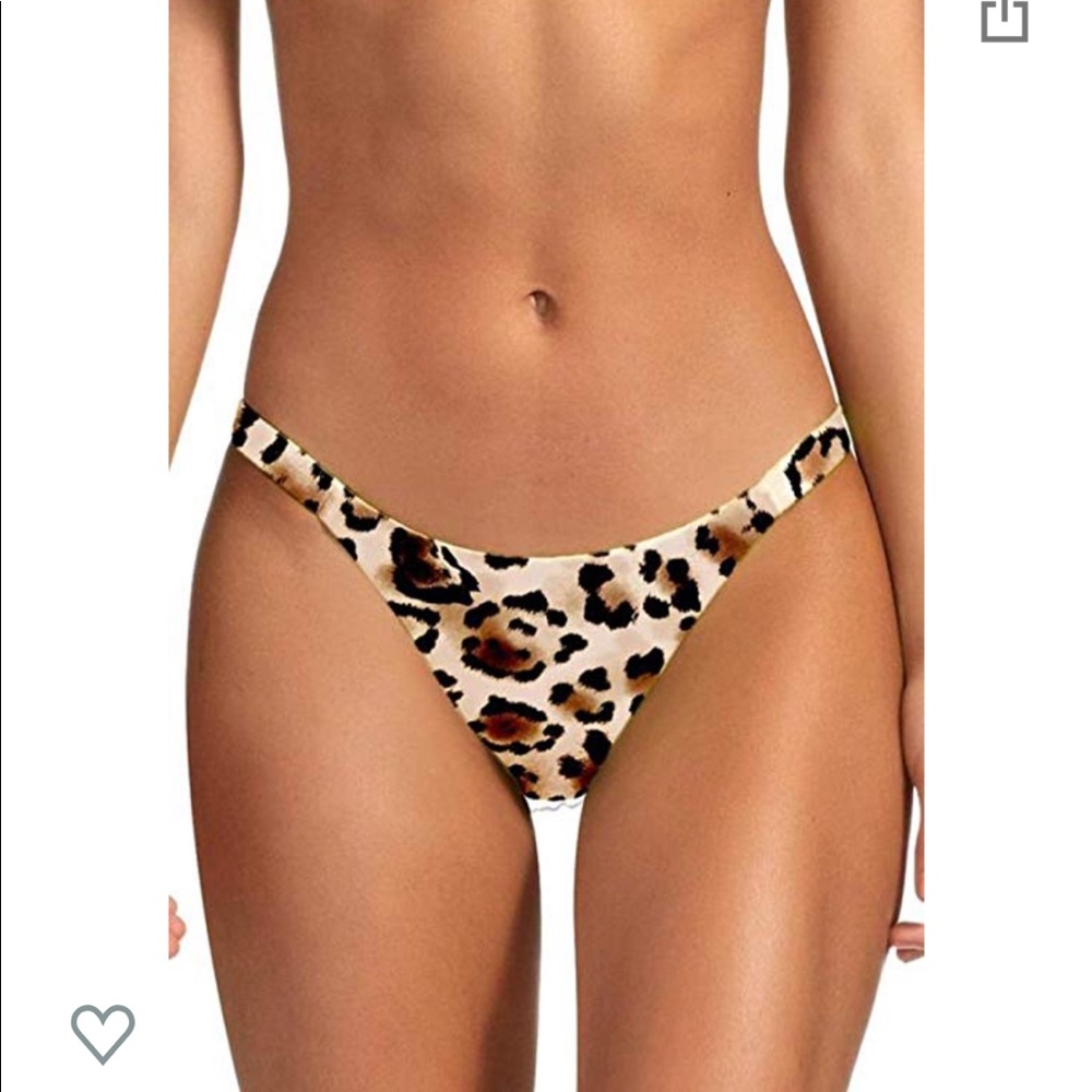 Vitamin A leopard tab side Brazilian bottoms